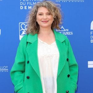 Cécile Bois au photocall du film "Le Signalement" lors de la 3ème édition du festival du film de Demain (30 mai - 2 juin 2024), à Vierzon, France, le 31 mai 2024. © Coadic Guirec/Bestimage