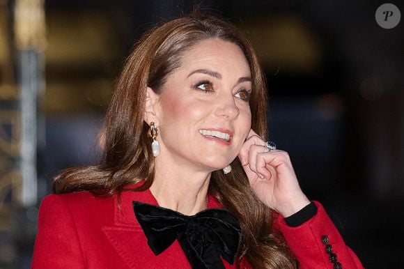 La princesse de Galles Kate Middleton arrive pour le service de chants de Noël Together At à l'abbaye de Westminster à Londres, au Royaume-Uni, le 6 décembre 2024. Photo by Isabel Infantes/PA Wire/ABACAPRESS.COM