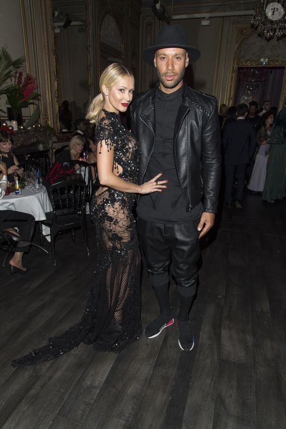 Tatiana-Laurens Delarue et Xavier Delarue - Couture Ball by Langman Events" Closing Fashion week  en Présence de Madame A.  Laffont aux platines au Mona Bismarck American Center à Paris , le 26 janvier 2018. © Pierre Perusseau/Bestimage