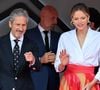 La princesse, très attendue et sollicitée, avait sûrement rendez-vous ailleurs
Mike Fries, le PDG de Liberty Global, et la princesse Charlene de Monaco durant le Monaco E-Prix 2025, Round 7, le 4 mai 2025. Le pilote Sébastien Buemi a remporté la course devant Oliver Rowland suivi par Nick Cassidy C'est la 8eme édition du Monaco E-prix. A l’occasion de la 11eme saison du Championnat du Monde ABB FIA Formula E, les monoplaces de 3eme génération ont parcouru les rues de la Principauté. © Bruno Bebert/Bestimage