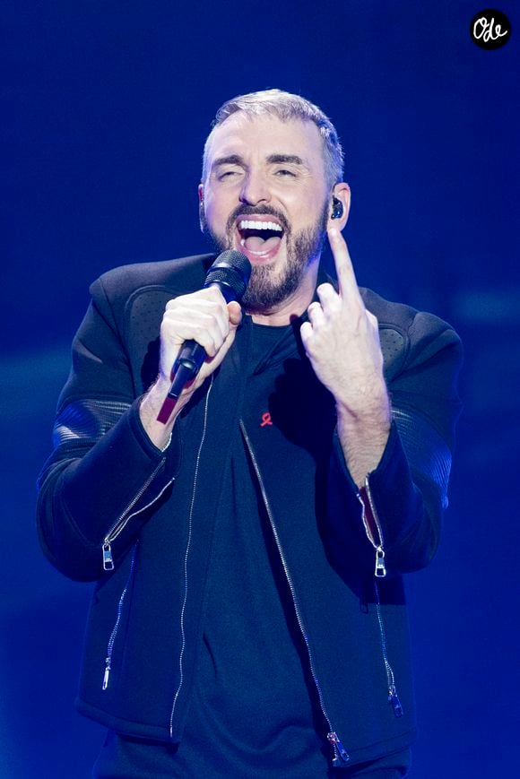 Christophe Willem lors de l'enregistrement de la soirée "Les 30 ans du sidaction - la soirée événement" au Grand Rex à Paris diffusée le 23 mars 2024 sur France 2
© Cyril Moreau / Coadic Guirec / Bestimage