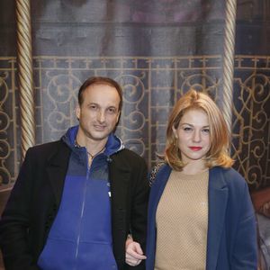 Emilie Dequenne et son mari Michel Ferracci - Inauguration de la 3ème édition "Jours de Fêtes" au Grand Palais à Paris le 17 décembre 2015. Jours de fêtes, la fameuse fête foraine au cœur de la Nef du Grand Palais est de retour à Paris du 18 décembre 2015 au 3 janvier 2016.  © Christophe Aubert via Bestimage
