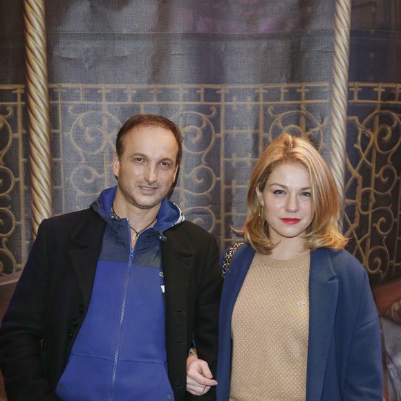 Emilie Dequenne et son mari Michel Ferracci - Inauguration de la 3ème édition "Jours de Fêtes" au Grand Palais à Paris le 17 décembre 2015. Jours de fêtes, la fameuse fête foraine au cœur de la Nef du Grand Palais est de retour à Paris du 18 décembre 2015 au 3 janvier 2016.  © Christophe Aubert via Bestimage