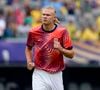 Le footballeur a confié aimer les fermes, les tracteurs et le fait de nourrir les animaux.

Erling Haaland durant la Coupe du Monde 2026.
Imago/PsnewZ/Bestimage
