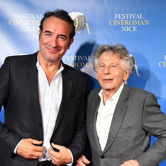 Jean Dujardin et Roman Polanski durant la soirée de clôture de la 1ere édition du Festival Ciné Roman à Nice le 26 octobre 2019
© Bruno Bebert / Bestimage
