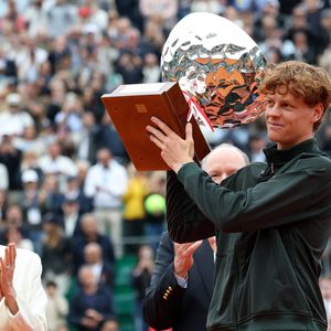 Jannik Sinner, La princesse Charlène de Monaco, Le prince Albert II de Monaco, Mélanie-Antoinette de Massy (présidente de la fédération monégasque de tennis) lors de la finale du Rolex Monte-Carlo Masters au Monte-Carlo Country Club de Monaco le 12 avril 2026.

© Claudia Albuquerque / Bestimage