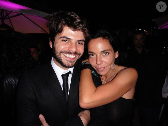 Louis de Caunes (Fils d'Antoine de Caunes) et Sandra Zeitoun De Matteis - Soirée Richard Orlinski à la suite Sandra and Co au 63 La Croisette lors du 68ème festival international du film de Cannes. Le 16 mai 2015