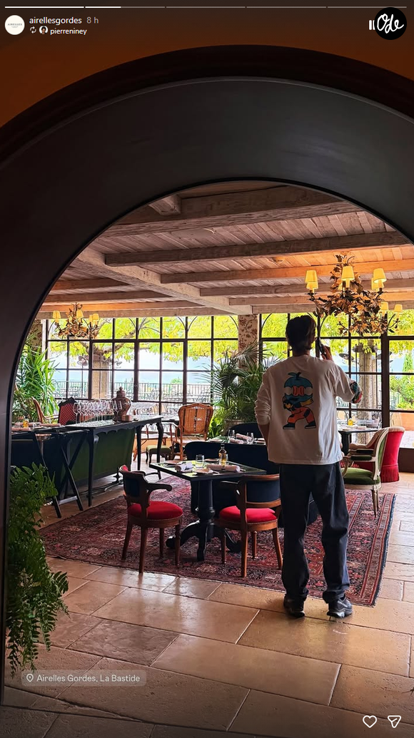 Pierre Niney, hôte de La Bastide - Instagram le dimanche 25 octobre 2026