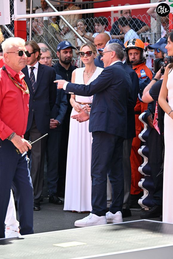 La princesse Charlène de Monaco dans les paddocks du Formula 1 Louis Vuitton Grand Prix de Monaco 2026, à Monte-Carlo, Monaco, le 7 juin, 2026. © Bruno Bebert/Bestimage