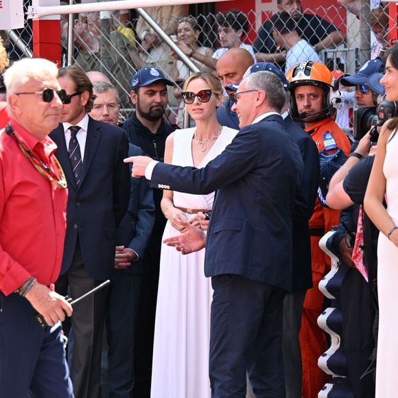 La princesse Charlène de Monaco dans les paddocks du Formula 1 Louis Vuitton Grand Prix de Monaco 2026, à Monte-Carlo, Monaco, le 7 juin, 2026. © Bruno Bebert/Bestimage