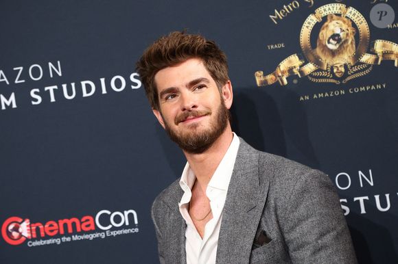 Andrew Garfield pour Amazon MGM Studios à Las Vegas le 2 avril 2025. Photo by James Atoa/UPI /ABACAPRESS.COM