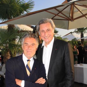 Exclusif - Gérard Holtz et Patrick De Carolis - Remise du 27ème Prix François Chalais à la maison France télévision x Brut lors du 76ème Festival International du Film de Cannes, France le 26 Mai 2023