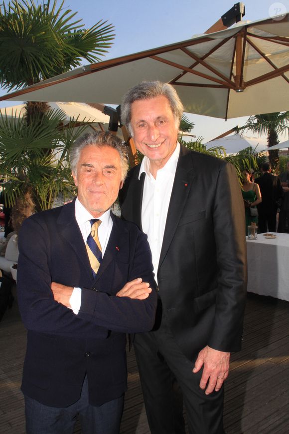 Exclusif - Gérard Holtz et Patrick De Carolis - Remise du 27ème Prix François Chalais à la maison France télévision x Brut lors du 76ème Festival International du Film de Cannes, France le 26 Mai 2023
