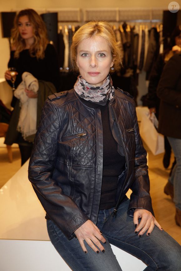 Karin Viard lors de la soirée d'ouverture du magasin 'Comptoir des Cotonniers' à Paris, France, le 05 décembre 2013. Photo by Jerome Domine/ABACAPRESS.COM