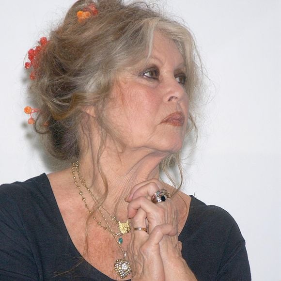 L'actrice française Brigitte Bardot lors de la cérémonie de clôture du 6ème Festival de la fiction TV à Saint-Tropez le 18 septembre 2004. Photo de Giancarlo Gorassini/ABACA.