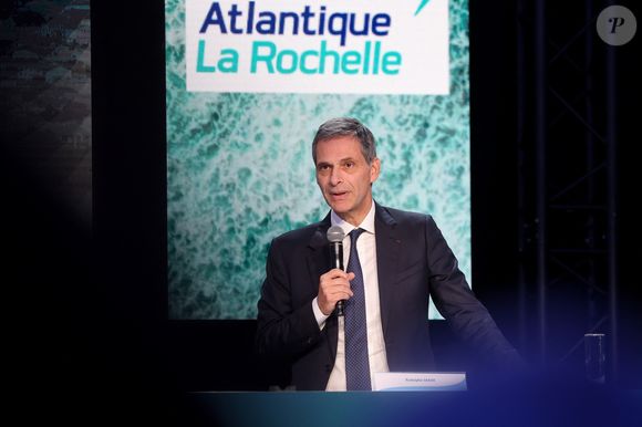 Rodolphe Saadé, Pdg de CMA CGM - Le président Emmanuel Macron lors de la vingtième édition des Assises de l'économie de la mer à La Rochelle le 4 novembre 2025.

© Dominique Jacovides / Bestimage