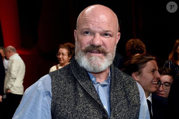 Philippe Etchebest lors de la cérémonie de remise des prix de l'édition 2023 du guide Michelin, le 6 mars 2023 à Strasbourg, dans l'est de la France. Photo par Nicolas Roses/ABACAPRESS.COM