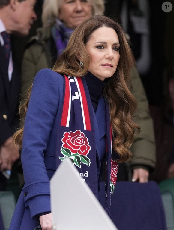 Soutenir les équipes britanniques fait partie de ses fonctions royales

La princesse de Galles dans les tribunes avant le match des Six Nations Guinness au stade Allianz de Twickenham, à Londres. Date de la photo : samedi 21 février 2026.  Photo : Andrew Matthews/PA Wire