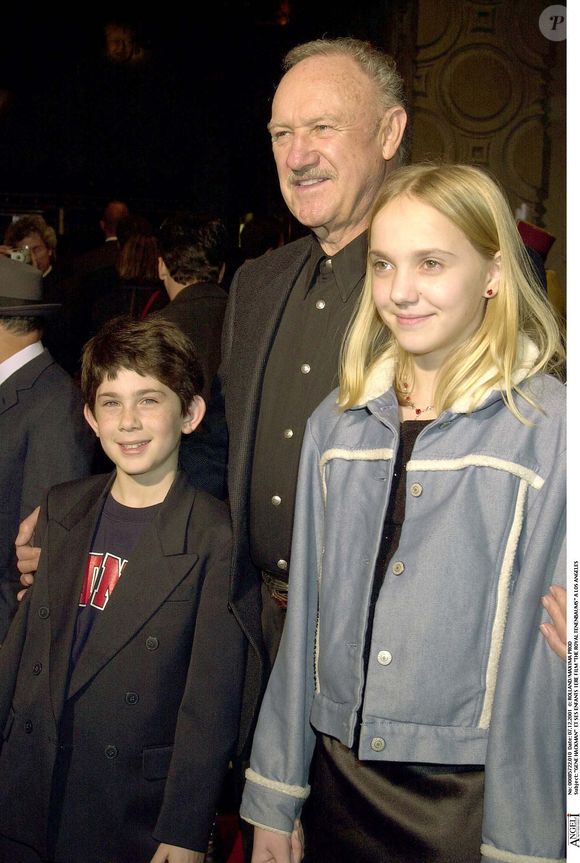 Sa fortune reviendra à ses 3 enfants Christopher, Leslie et Elizabeth avec qui il n'avait plus de contact 
Gêne Hackman à la 1ère du film "The Royal Tenenbaums à Los Angeles début 2000. (ALAIN ROLLAND / MAXIMA PROD / BESTIMAGE).