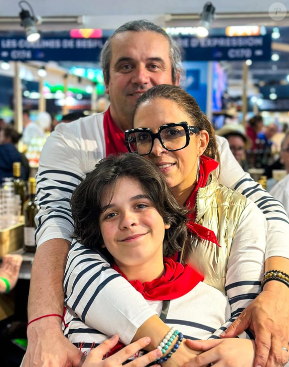 Pierre et Frédérique de "L'amour est dans le pré" avec leur fils Gabriel - Instagram