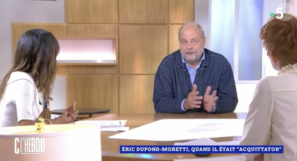 Eric Dupond Moretti dans "C l'hebdo", France 5, le 31 mai 2025.