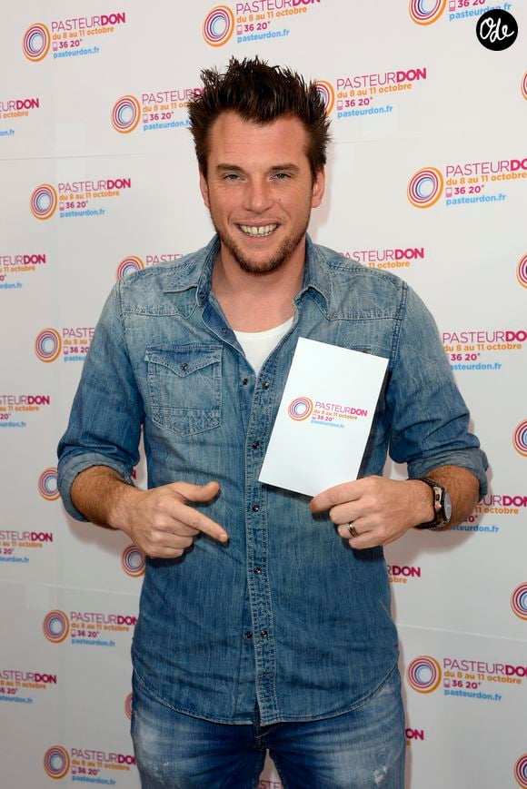 Norbert Tarayre - Lancement du "Pasteurdon", soutenu par les animateurs de la TNT et des radios à l'Institut Pasteur à Paris le 7 octobre 2015.