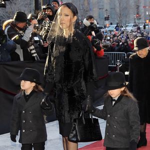 Atmosphère lors des funérailles de l'agent d'artistes canadien René Angelil, le mari de la chanteuse Céline Dion, qui ont eu lieu à la basilique Notre-Dame (où le couple s'est marié en 1994), à Montréal, au Canada, le 22 janvier 2016. Photo by Robin Psaila-Papixs Press/ABACAPRESS.COM