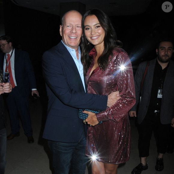 Bruce Willis et Emma Heming Willis au gala de clôture du New York Film Festival-57 et à la première de "Motherless Brooklyn" à New York City, NY, États-Unis, le 11 octobre 2019. Photo par Johns PKI/Splash News/ABACAPRESS.COM