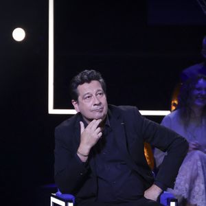 Exclusif - Laurent Gerra, lors de l'enregistrement de l'émission "La Boîte à secrets", présentée par F.Bollaert et diffusée le 10 octobre 2025 sur France 3, dans les studios du Lendit à Saint-Denis, Seine Saint-Denis, France, le 22 septembre 2025. © Jack Tribeca/Bestimage