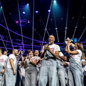 Le groupe a encore réunit cette année une cinquantaine de personnalités qui se sont mobilisées contre la précarité.

Spectacle des Enfoirés à Bordeaux le 28 janvier 2019. © Cyril Moreau/Bestimage