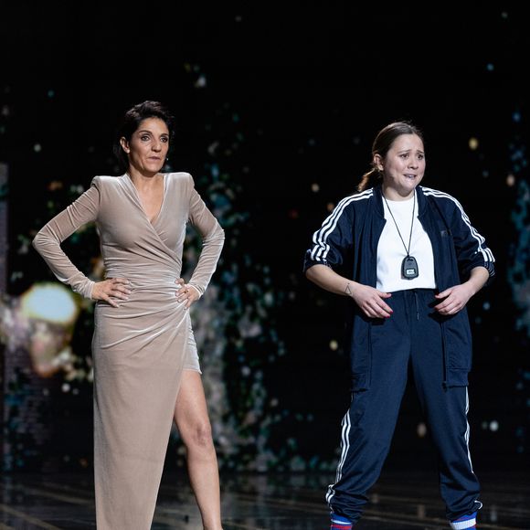 Florence Foresti, maitresse de cérémonie, Laura Felpin lors de la 45ème cérémonie des César à la salle Pleyel à Paris le 28 février 2020

© Olivier Borde / Dominique Jacovides / Bestimage