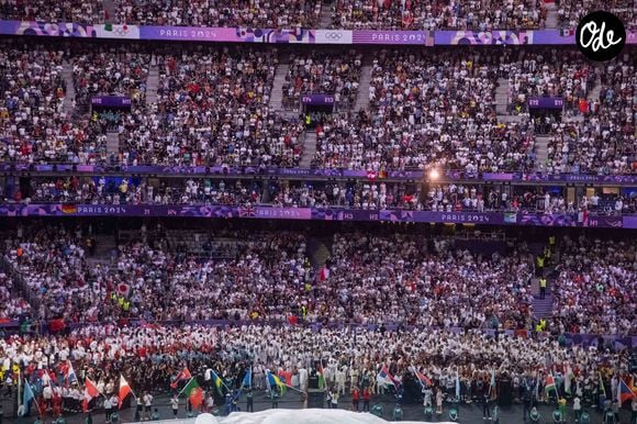 illustration lors de la cérémonie de clôture des Jeux Olympiques de Paris 2024 au stade de France à Saint-Denis, le 11 août 2024. 
© Baptiste Autissier / Panoramic / Bestimage
