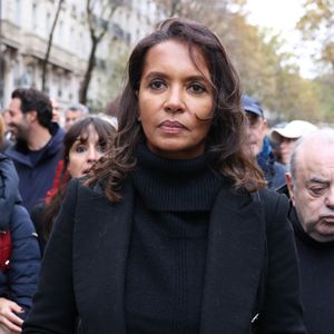 Karine le Marchand - Marche pour la République et contre l'antisémitisme à Paris le 12 novembre 2023.

© Denis Guignebourg  / Bestimage