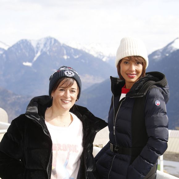 Béatrice de la Boulaye, Sonia Rolland pour Tropiques criminels. - Rendez-vous avec les actrices et acteurs de la 24ème édition du festival Tv de Luchon le 12 février 2022.

© Christophe Aubert / Bestimage