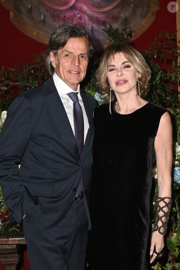 Fabio Adami, Alba Parietti - Concerto pour la paix de Omar Harfouch dans la chambre de députés à Rome en Italie le 29 avril 2025. 

Photo : SGP / BESTIMAGE