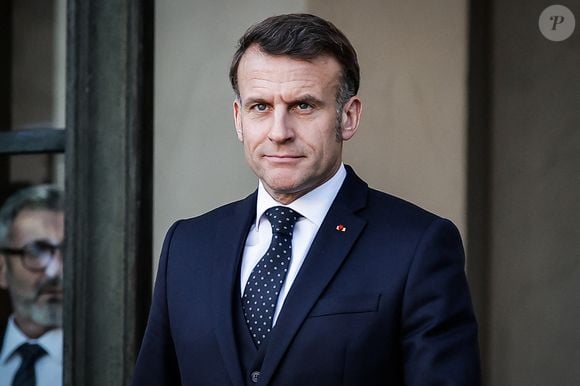 Emmanuel Macron n'a pas pu se déplacer pour la cérémonie.

Le président français Emmanuel Macron au palais présidentiel de l'Élysée le 6 janvier 2026 à Paris, France. © Matthieu Mirville/ZUMA Press Wire / Bestimage