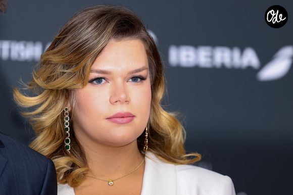 Camille Gottlieb sur le tapis rouge du photocall de la cérémonie d'ouverture du 62ème Festival de Télévision de Monte-Carlo, à Monaco, le 16 juin 2023. © Claudia Albuquerque/BestImage