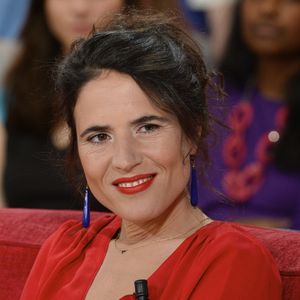Mazarine Pingeot - Enregistrement de l'émission "Vivement Dimanche" à Paris le 30 avril 2014. l'émission sera diffusée le 4 mai. COADIC GUIREC / BESTIMAGE