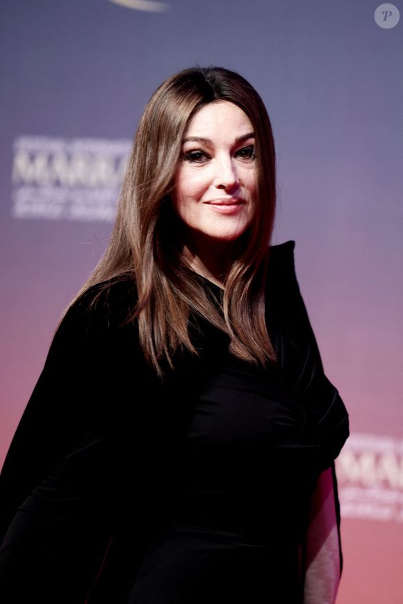 Monica Bellucci au photocall de la cérémonie d'ouverture et à la projection du film "L'Ordre" lors du 21ème Festival international du film de Marrakech, le 29 novembre 2024j à Marrakech, Maroc. © Dominique Jacovides/Bestimage