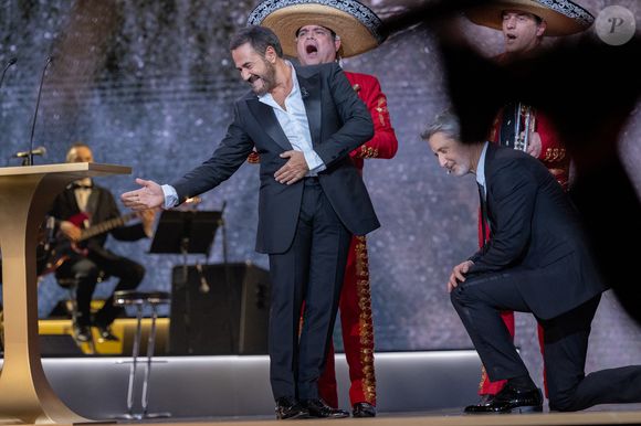 José Garcia, Antoine de Caunes (habillé en Dior Homme) - 47ème édition de la cérémonie des César à l'Olympia à Paris le 25 février 2022.
© Borde / Jacovides / Bestimage