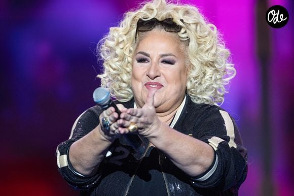 Marianne James pour les surprises de J.PCastaldi, C.Lara et F.X.Demaison lors de l'enregistrement de l'émission "La Boîte à secrets", présentée par F.Bollaert et diffusée le 9 janvier 2026 sur France 3, dans les studios du Lendit à Saint-Denis, France, le 2 décembre 2025. © Cyril Moreau/Bestimage