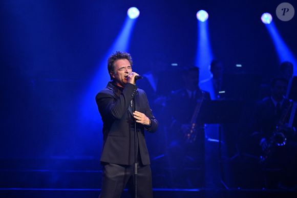 David Hallyday, Sentinelles d'un soir - Concert solidaire se produit à la Salle Pleyel à Paris, France le 10 avril 2025. © Meng Christophe/ABACA