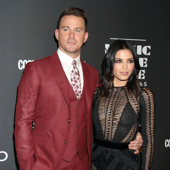 Channing Tatum et sa femme Jenna Dewan - Soirée d'inauguration du spectacle "Magic Mike Live" au Hard Rock Hotel et Casino de Las Vegas le 21 avril 2017. ©FAMEFLYNET / BESTIMAGE