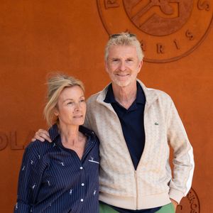 Denis et Hortense Brogniart assistent au Village day 9 pendant les Internationaux de France 2026 à Roland Garros le 01 juin 2026 à Paris, France. Photo Nasser Berzane/Abaca