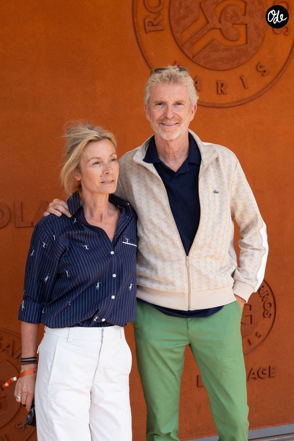 Denis et Hortense Brogniart assistent au Village day 9 pendant les Internationaux de France 2026 à Roland Garros le 01 juin 2026 à Paris, France. Photo Nasser Berzane/Abaca