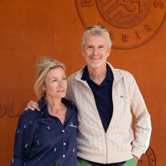 Denis et Hortense Brogniart assistent au Village day 9 pendant les Internationaux de France 2026 à Roland Garros le 01 juin 2026 à Paris, France. Photo Nasser Berzane/Abaca