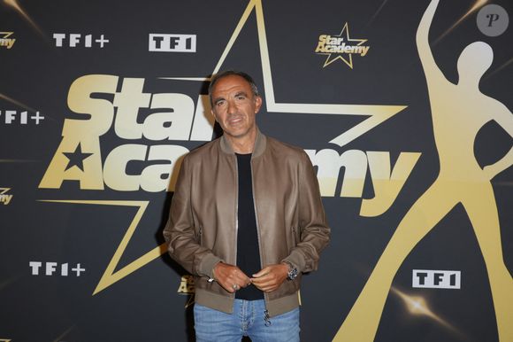 Níkos Aliagas - Photocall de la soirée de lancement de la 13ème saison de la "Star Academy" au cinéma Le Grand Rex à Paris. La Star Academy 2025 sera diffusé à partir du 18 octobre 2025 sur TF1.
© Guirec Coadic/Bestimage