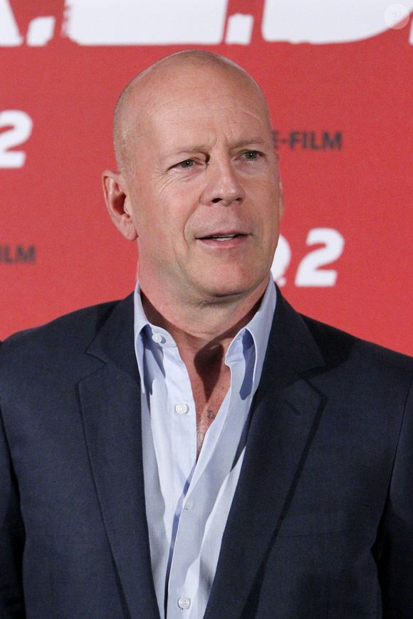 Bruce Willis lors du photocall du film "Red 2" a l'hotel Mandarin Oriental a Munich. Le 24 juillet 2013.
API / BESTIMAGE