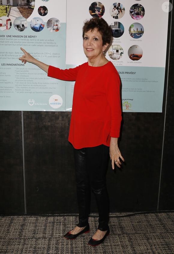 Catherine Laborde - Pour la 7ème année consécutive, l’association "Un Pas Vers la Vie" a organisé un dîner de charité en faveur de la recherche sur l'Autisme au Pavillon Vendôme à Paris le 22 mai 2017. © Marc Ausset- Lacroix / Bestimage