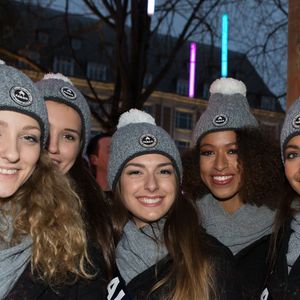Miss Corse Manon Jean-Mistral, Miss Alsace Lea Reboul, Miss Tahiti Vaimalama Chaves - Vingt-neuf des trente candidates au titre de Miss France ont été présentées dimanche 2 décembre 2018 à Lille alors que le concours aura lieu le samedi 15 décembre dans la capitale des Flandres. Miss Picardie, pour raison de santé, était excusée.  © Stéphane Vansteenkiste/Bestimage